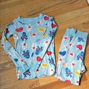 Hanna Andersson Blue and Red Pajama Sets with Playful Cartoon Design